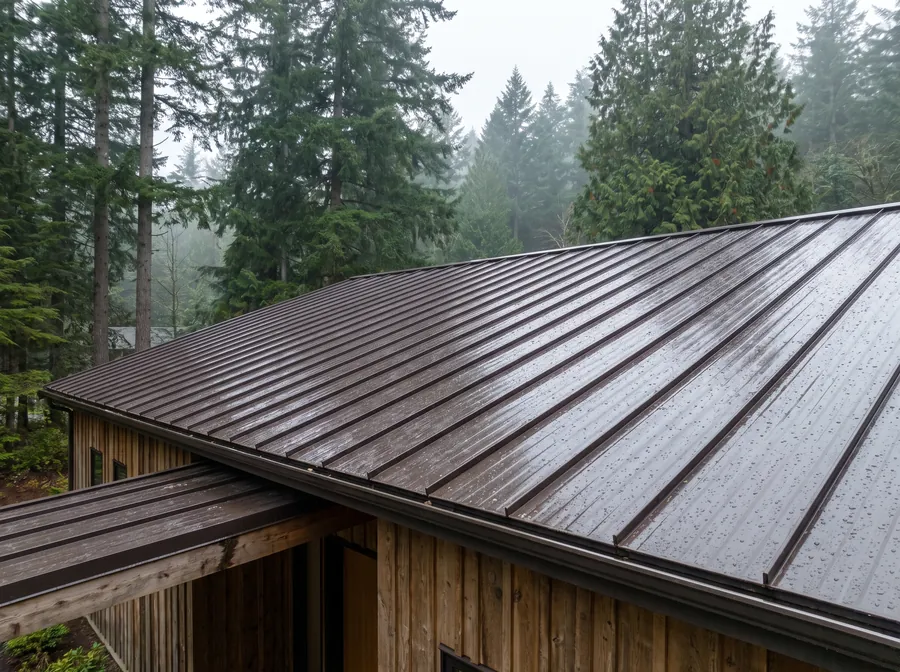 Standing seam metal roof