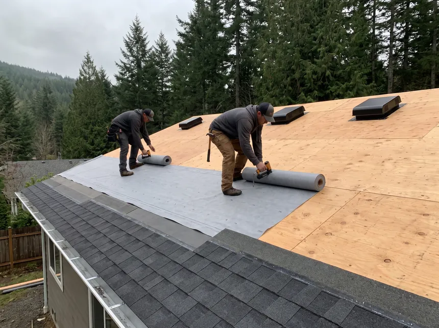 Roof Installation in the Puget Sound